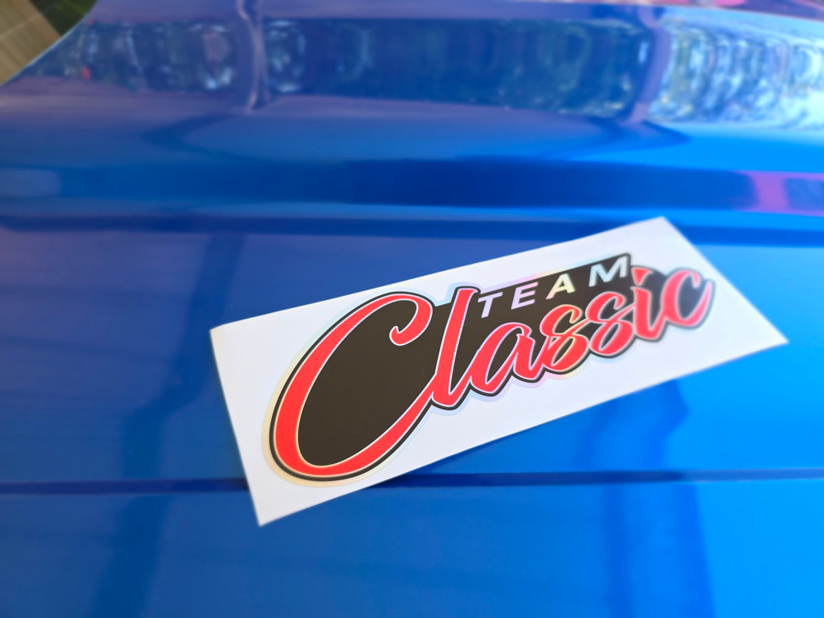 Team Classic Holographic Decal