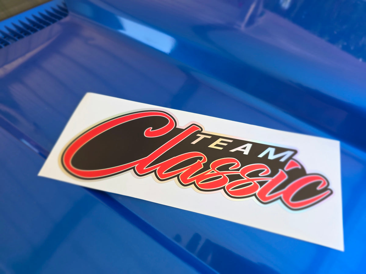 Team Classic Holographic Decal