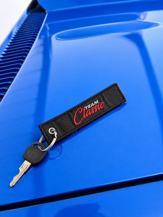 Team Classic Embroidered Key Tag
