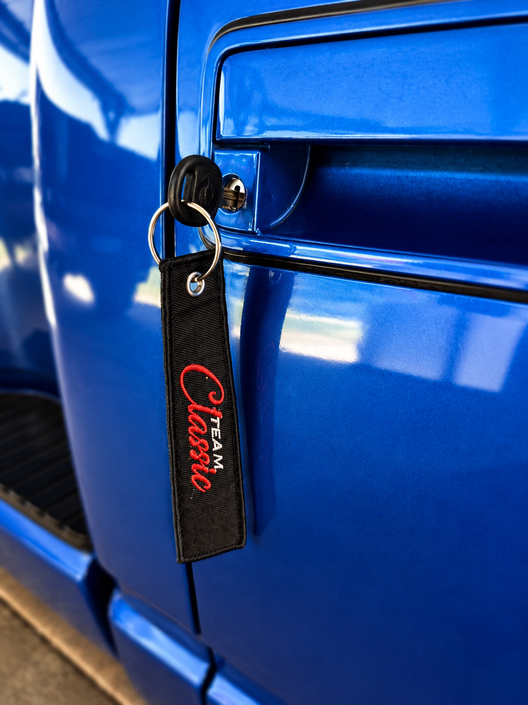 Team Classic Embroidered Key Tag