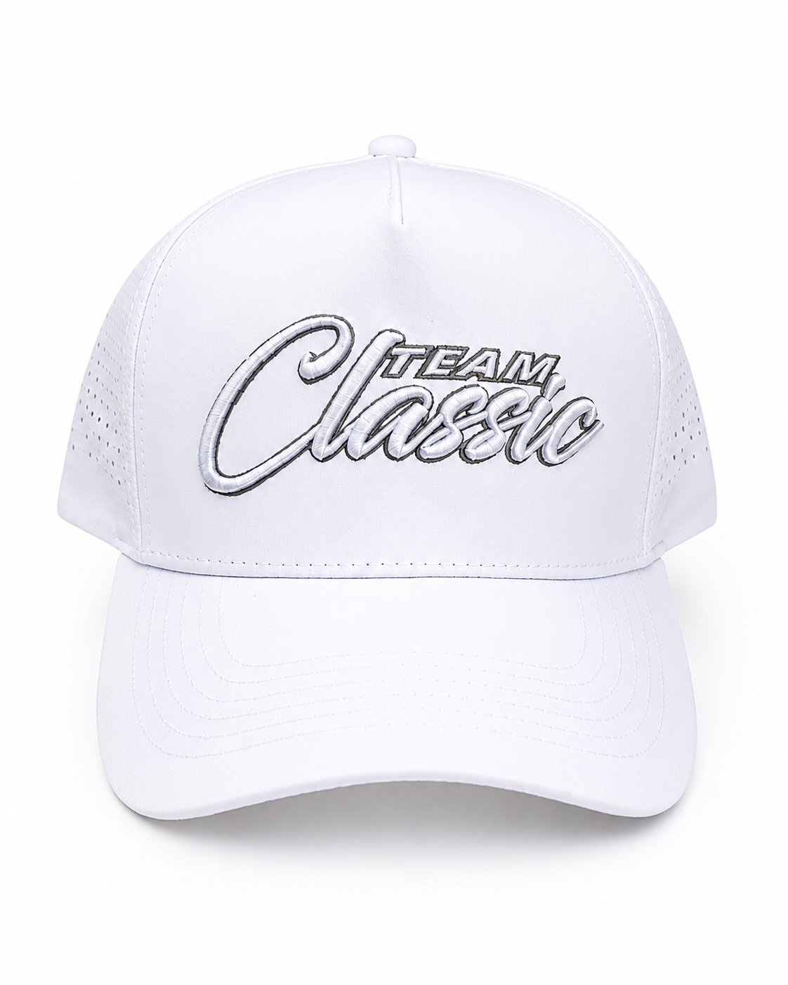 Team Classic Cap White (3D Logo)