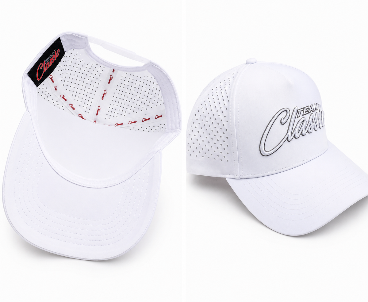 Team Classic Cap White (3D Logo)