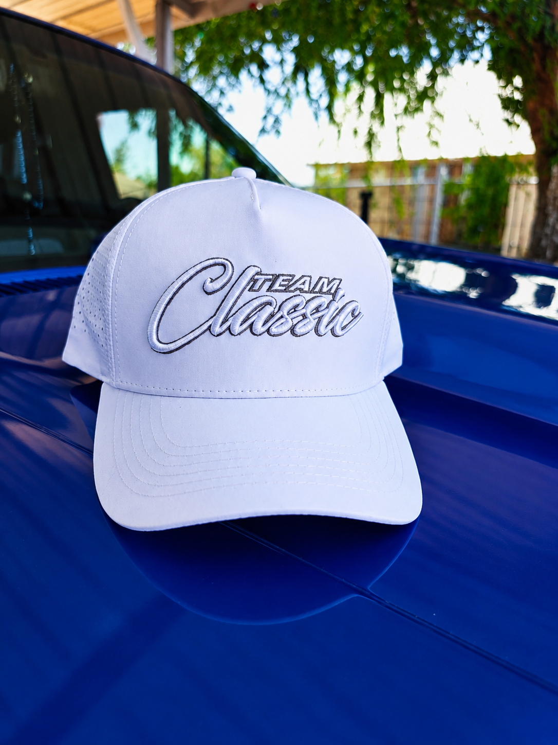Team Classic Cap White (3D Logo)